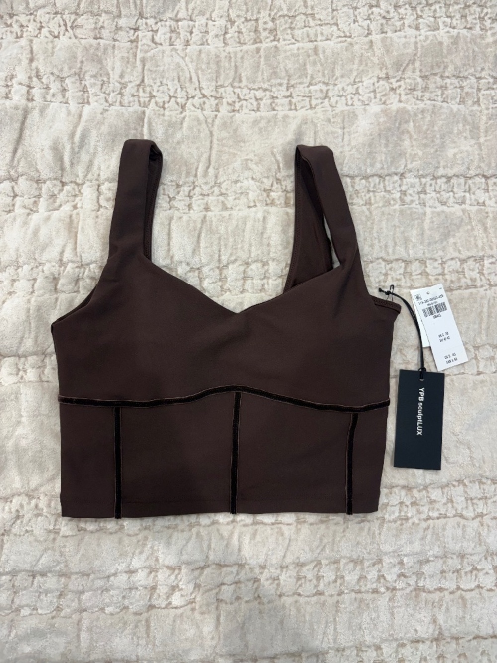 A&F YPB SculptLux Sweetheart Tank - S